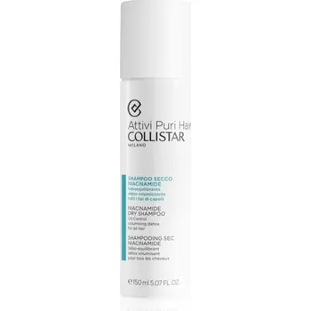 Šampon Collistar Hair Niacinamide Dry Shampoo suchý šampon pro absorpci přebytečného mazu a pro osvěžení vlasů s niacinamidem 150 ml