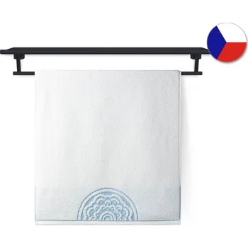 Ručník Luxusní ručník 50x100 TERRY 500g Grazia bílá II modrá