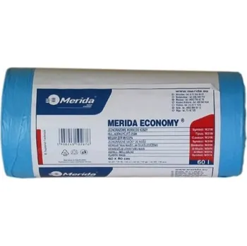 Pytle na odpadky Merida Sáčky HDPE 6 mi, 60x90cm,70 l,modré 50 ks/b /W31N/