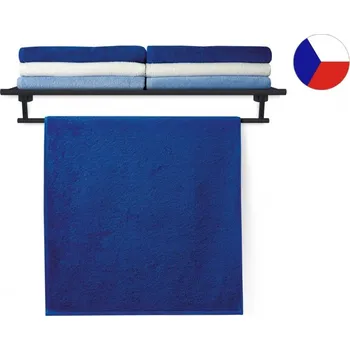 Velká plážová osuška 104x150 Forte tmavě modrá 450g