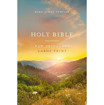 KJV Large Print Outreach New Testament Bible, Scenic Softcover, Comfort Print - Nelson, Thomas