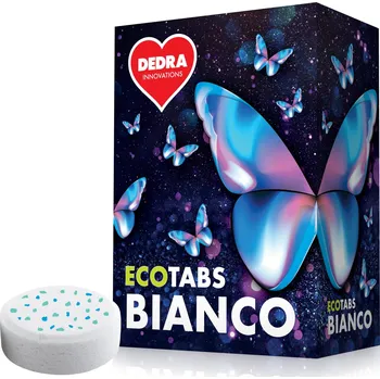 Kapsle na praní BIANCO | Tablety na bílé prádlo | aktivní bělení & enzymy | ECOTABS | 26 tablet Dedra
