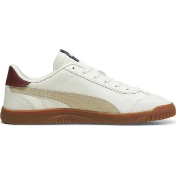 Pánské tenisky Pánská volnočasová obuv Puma CLUB 5V5 11 Bílá, Béžová, Hnědá