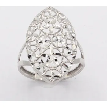 Prsten Zlatý prsten z bílého zlata AZ2793W, vel. 58, 2.25 g (585/1000)