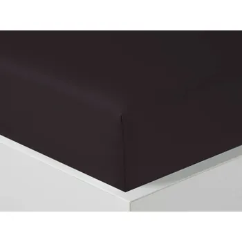 Prostěradlo Luxusní saténové prostěradlo 90x200 GEON Antracit