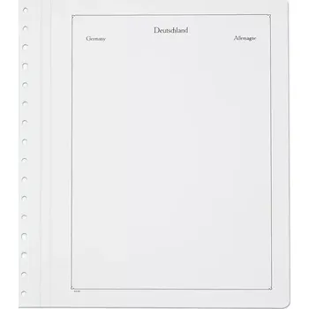 Obal pro sběratelský předmět Leuchtturm KABE prázdné papírové listy "Deutschland" (bal. 10 ks)