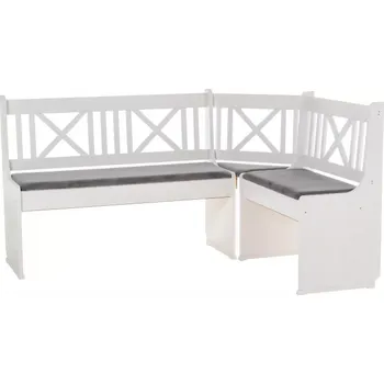 meblomal mateusz Rohová jídelní lavice X1 Bílá