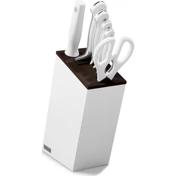 Kuchyňský nůž Wusthof Blok na nože Classic White 6 ks, verze Santoku