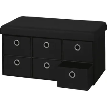 LIVARNO home Lavice s úložným prostorem (černá)