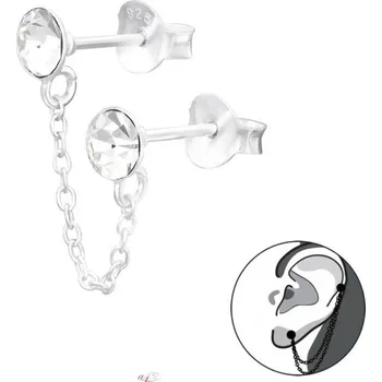 Náušnice Prosperk Náušnice stříbrné řetízkové S3631