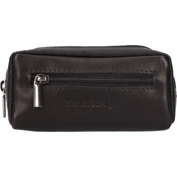 Kožená klíčenka SendiDesign Marco - černá