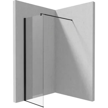 Deante Kerria Plus sprchová zástěna walk-in 60 cm černá matný/průhledné sklo KTS_N86P