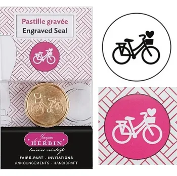 Pečeť Herbin Pečetidlo mosazné průměr 24mm kolo