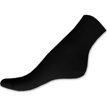 Pánské ponožky Bambusové ponožky s lycrou pánské 46/47 Hladké černé