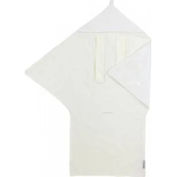 Dětská deka MEYCO zavinovací deka 108x110cm Offwhite DOPRODEJ!
