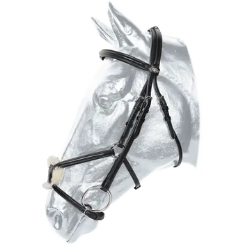 Sport Kentaur Uzdečka pro koně MURRAY Velikost: Pony, Varianta: Černá + stříbrné kování