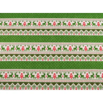 Galanterie Stoklasa dekorační látka zelená 1 m