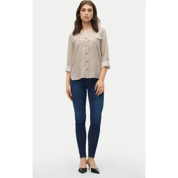 Vero Moda Košile Bumpy 10275283 Béžová Regular Fit XS