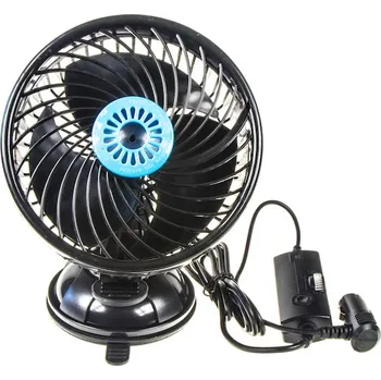 Auto elektroinstalace Ventilátor 150mm na přísavku 12V s ionizátorem, FA6212