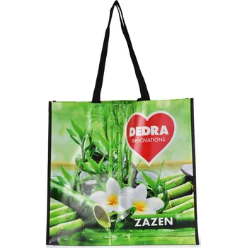 Nákupní taška MEGA TAŠKA ZAZEN | 30 L | pevná laminovaná nákupní taška | 4 pevná ucha Dedra