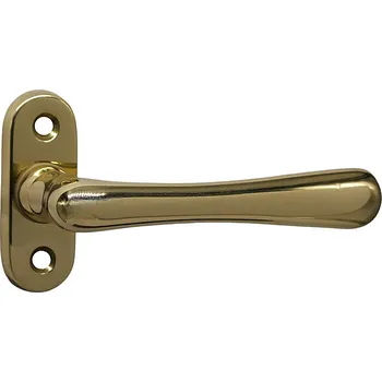 Okenní klika Okenní kování COBRA ELEGANT půloliva velká (OLV - mosaz leštěná), HO půloliva, COBRA OLV (mosaz leštěná, lesklá)