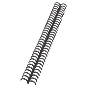 Vázací hřbet CLICK hřbety 3:1 (34 otvorů), 12 mm, černé