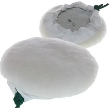 Brusný kotouč Wolfcraft 2025000 - Kotouč leštící pr. 140mm beran, ovčí rouno se šňůrkou