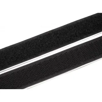 Suchý zip černý 20mm (1m)