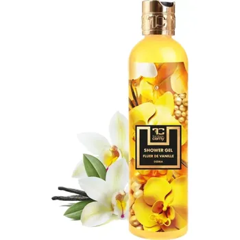 Sprchový gel DEDRA Přírodní sprchový gel s glycerinem a Aloe vera, FLEUR DE VANILLE, 320 ml