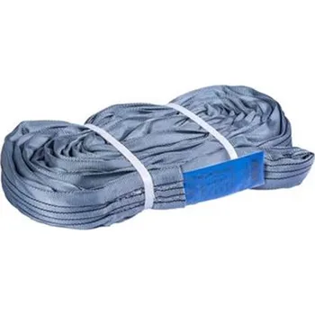 Upínací popruh Závěsný pás, popruh - kruhový (Vinutá smyčka) nosnost 4t délka 3 m šedá