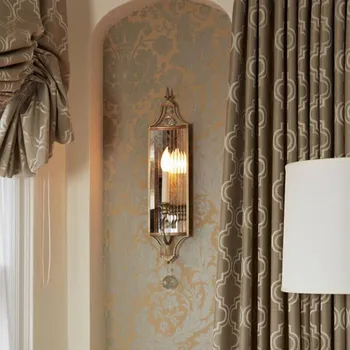 Lampička FEISS Zrcadlené nástěnné světlo Gianna stříbrná, čirá 1 x 60 W - Doprava zdarma