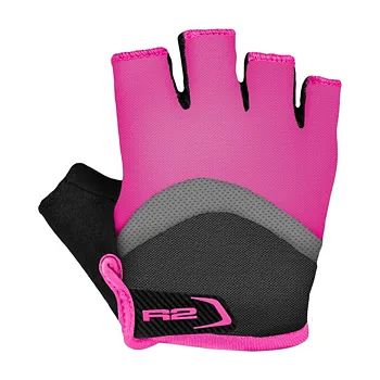 Cyklistické rukavice Dětské rukavice R2 Loop, růžová velikost 12Y