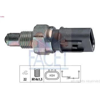 Auto-moto Spínač, světlo zpátečky FACET 7.6084