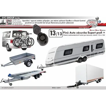 Tažné zařízení Elektropřípojka pro Mercedes V Třída serie V-klase 08/2005->10/2014 13pin SV MB-070-D1, ECS / SVC GROUP