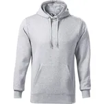 MALFINI Pánská mikina Cape - Světle šedý melír | M