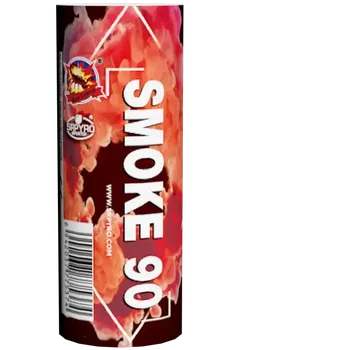 Zábavní pyrotechnika Dýmovnice SMOKE 90 - červená