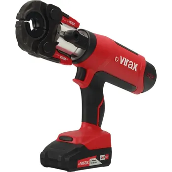 Elektrokolo VIRAX Elektro-mechanická lisovačka VIPER® M2X, čelist, 2x aku, lis. vložky TH 16-18-20-26