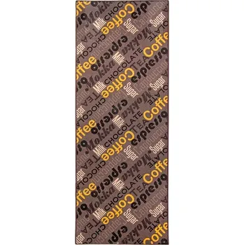 Koberec Breno Kusový koberec CAPPUCCINO 44, 67x180 cm, Hnědá