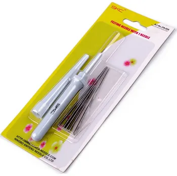 Jehla na filcování Jehla na plstění s náhradními jehlami