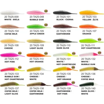 Umělá nástraha Dipované umělé nástrahy FishUP Tanta 63mm / 8ks Barva: Hot Pink