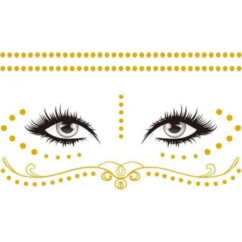 Odstranitelné tetování Metalické dočasné tetování na tělo i obličej