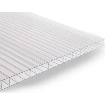 Polykarbonátová deska 10 mm BASIC - čirá Šířka desky: 2,1 m, Délka desky: 3 m