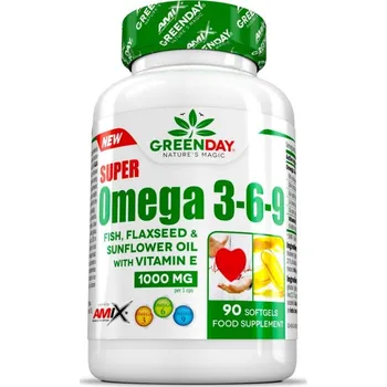 Přírodní produkt Amix GreenDay Super Omega 3-6-9 1000 mg 90 cps.