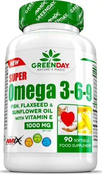 Přírodní produkt Amix GreenDay Super Omega 3-6-9 1000 mg 90 cps.