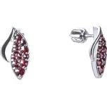 Náušnice kapka s vlnkou 131156