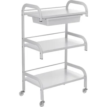 Kosmetická taška Pojízdná kosmetická police NG-ST026 - bílá