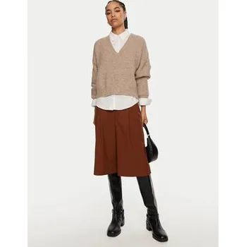 Dámský svetr Gestuz Svetr Alpha 10909332 Béžová Loose Fit S