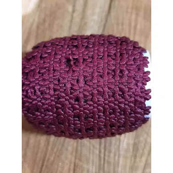 Nášivka Aplikace metráž - květy malé barva bordó