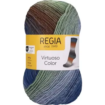 Příze Regia 6Ply Virtuoso Color 3075 Pale Summer Day (Ponožková příze Regia Virtuoso Color 3075)