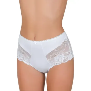 Kalhotky Dámské vyšší kalhotky Basia FABIO Barva: Bílá, Velikost: M